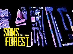 Sons of The Forest Inventory - Items Revealed