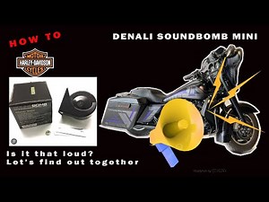 Loudest Horn for Your Motorcycle Review. Denali Soundbomb Mini Air Horn How to Install