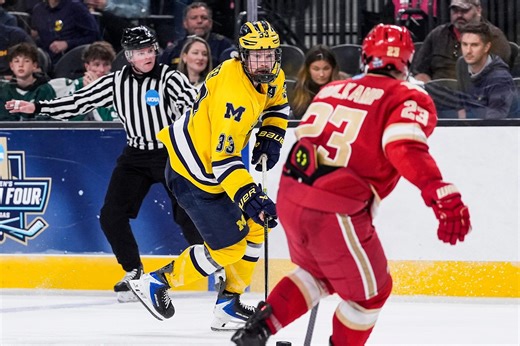 Michigan vs Denver hockey highlights: Pioneers knock off Wolverines in double OT
