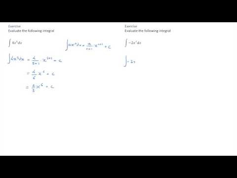 Power Rule for Integration - Video 1