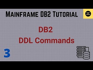 DDL Commands in DB2 - Mainframe DB2 Tutorial - Part 3