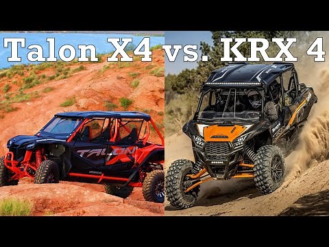 Kawasaki KRX 4 vs. Honda Talon x4 - Which UTV is Right for You?