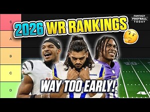 Way Too Early 2026 Fantasy Football WR Rankings + Divisional Round Preview