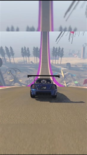 GTA 5 Monkey Mod Stunt 🐒🔥 | Crazy Modded Stunt Jump | GTA V Shorts.