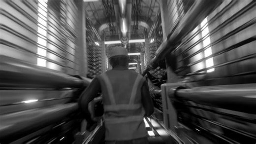 Man, Worker, Running. Free Stock Video
