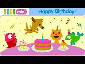 Ellie's Greatest Hits! Sago Mini Babies Birthday Party Parts 1-3 - iPad app demo for kids