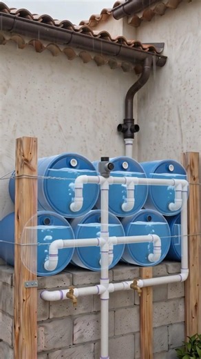 Set up a DIY rainwater harvesting system for your garden 🌿 Easy #diy