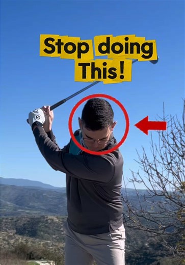 Comment CHECK and get a free swing check. Find your missing link! Most golfers try to keep their head “still” in the backswing… That restriction kills rotation. When you allow your head to rotate naturally with your shoulders: ✅ You turn more freely ✅ You create more width ✅ You stay in sequence ✅ You compress the ball better ✅ You gain effortless distance Trying to freeze your head often leads to a short, tight backswing and weak contact.#golftips #golfing #golfswing #golfdrills