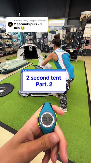 Challenge Accepted: Setting Up the Decathlon 2 Second Tent in Record Time!