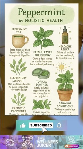 Peppermint Benefits 🌱 Natural Healing Power
