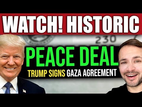 WATCH: Trump Signs Historic Peace Plan for Israel and Gaza