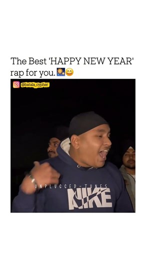 Best HAPPY NEW YEAR Rap 🎆✨️ | Batala Cypher | Unplugged Tunes #shorts #coversong #funny