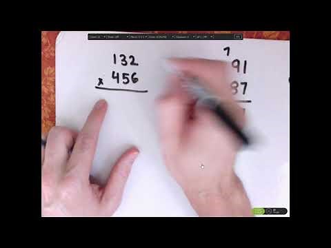 math tip - crisscross method for multiplication