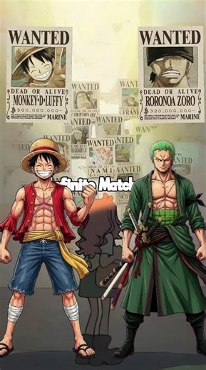 Luffy vs Zoro Evolution 🔥 Kid to Legendary Phases + Bounties #luffyvszoro #onepiece