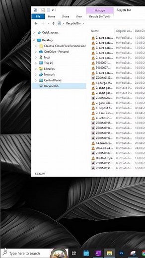 2 easy ways to open the recycle bin in Windows #recyclebin #windows