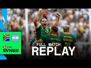 AMAZING clash for gold! 🏆 | South Africa v Argentina | HSBC SVNS Cape Town 2025 | Full Match Replay