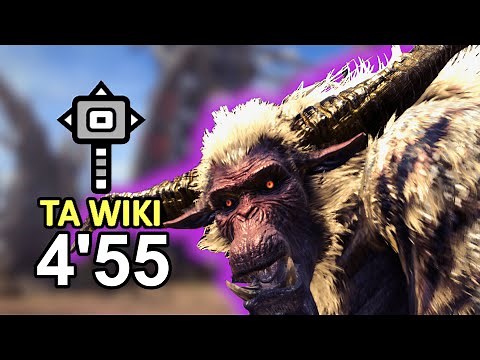 〖MHW:IB〗 Hammer vs. Tempered Furious Rajang | 4'55"18 | TA Wiki Rules