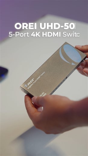 Simplify Your Setup. Elevate Your Experience. 🎬✨ Introducing the OREI UHD-501 5x1 HDMI Switch, designed to bring all your devices together with seamless switching, stunning 4K clarity, and powerful audio performance—all through a single display. Whether you're upgrading a home theater, conference room, or gaming setup, this switch delivers smooth, efficient, and high-quality AV management. ⚡📺 Perfect for: • Gaming consoles • Streaming boxes & media players • Conference room sources • Laptops &