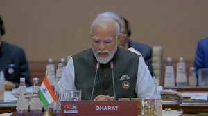 4.9K views · 697 reactions | Prime Minister Sh Narendra Modi Ji's remarks at Session-1 on "One Earth" during the G20 Summit. | Kiren Rijiju | Facebook