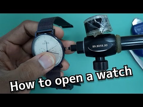 How to open a small backcover watch | Outside glass opened process | SolimBD