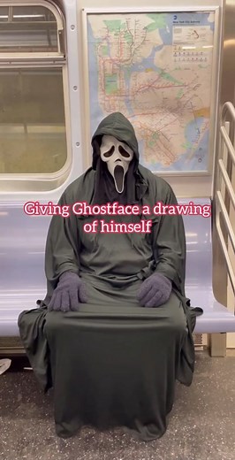 Artist Draws Ghostface from Scream