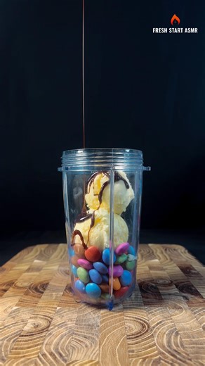 The Ultimate Smarties Milkshake 🍬🥛 #shorts #asmr #viral