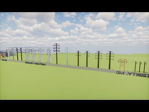 Powerlines in Minecraft!
