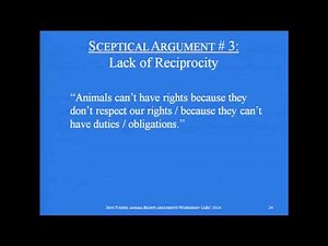 Arguments Against Animal Rights by Jens Tuider at IARC2014