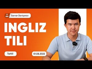 DTM-2022 standartidagi yangi test tahlili | Ingliz tili