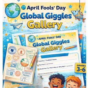 April Fools Day Activities | Pranks Around the World Gallery Walk | Grades 3-6