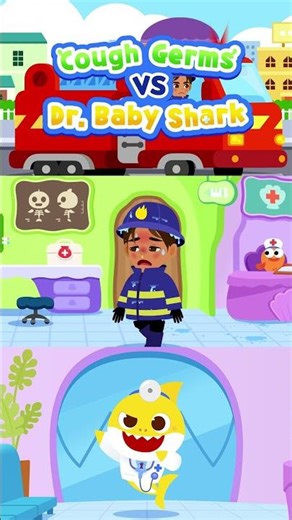 Firefighter's caught cold! #babyshark #shorts