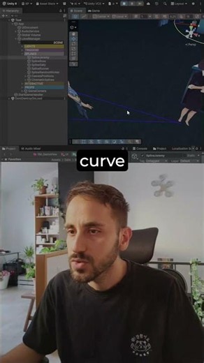 What is a spline in Unity #gamedev