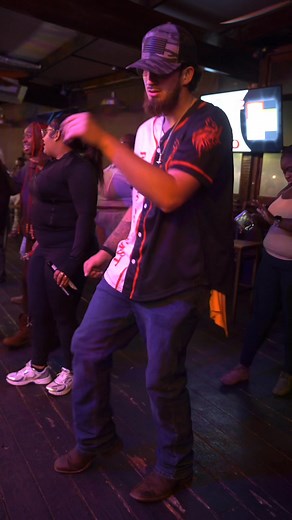 2.9K views · 70K reactions | While ur watchin go ahead and follow Line dancer: Aaron Hughes Aka psychotic beast we got magic mike in the bar with us dancin his ass off lol show some love please #personalgrowth | Line Dance With Kook | Facebook