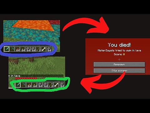 How to KEEP your INVENTORY when you DIE in Minecraft!