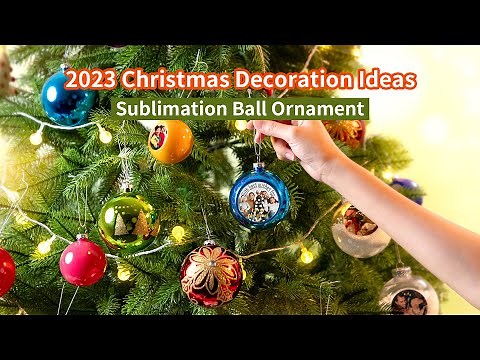 🎄How to Print Sublimation Ball Ornament | Preparing for Christmas 2023!