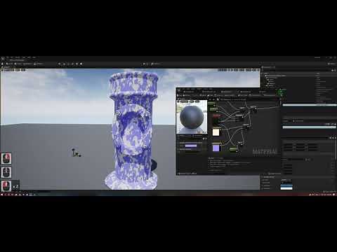 Unreal Engine 5 Procedural Nanite Materials Using Vertex Colors