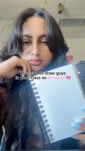 Your sign to draw guys in your class as femboys 😛 | AryaDrawz #shorts