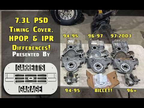 7.3L Powerstroke Timing Cover and HPOP Differences!