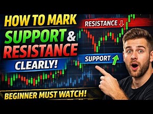 How To Mark Support & Resistance Correctly (Beginner Must Watch This Video) 🔥