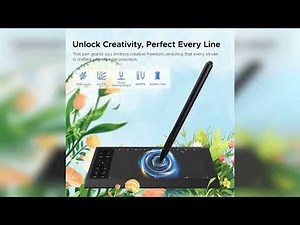 Review: Graphic Drawing Tablet, Digital Sketch,Design for PC and Computer/Pad-12 Hot Keys, Com...