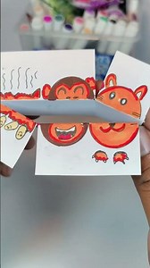 emoji monkey dance 💃🕺 #satisfying #handmade #dance #diy