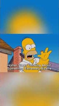 Homer Simpson Eats Himself 😳 | The Simpsons Funny Moments | Dark Comedy Scene