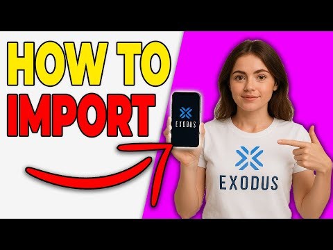 How to Import a Wallet Into Exodus (EASY)