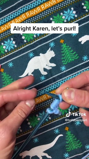 How to Knit Part 2: The Purl Stitch