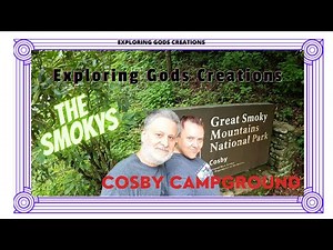 video campground review of cosby campground located in The Smoky Mountains of tennessee