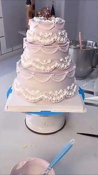 3 Layer Buttercream Cake Decorating Tutorial