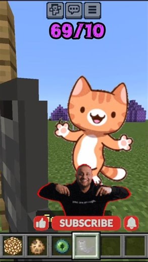Minecraft: Which cat did it better?🤔||@Dracuuplayz #minecraft #youtubeshorts #viral #shorts
