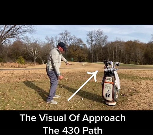 We aim at the inside of the ball to actually hit the back of the ball. Poor golfers take a direct route to the back of the ball. Some people take the inside approach too far and start swinging in a straight line too in to out also.#bradleyhughesgolf #pgatour #golfinstruction #golflesson #bettergolf #golftips #golf #golfswingtips #golfer #golftiktok #swingplane #golfswing #430path