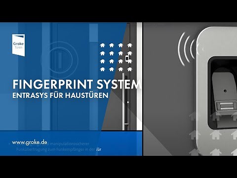 Fingerprint-System Groke ENTRAsys für Haustüren | Fingerscanner