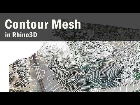 Contour Mesh in Rhino3D